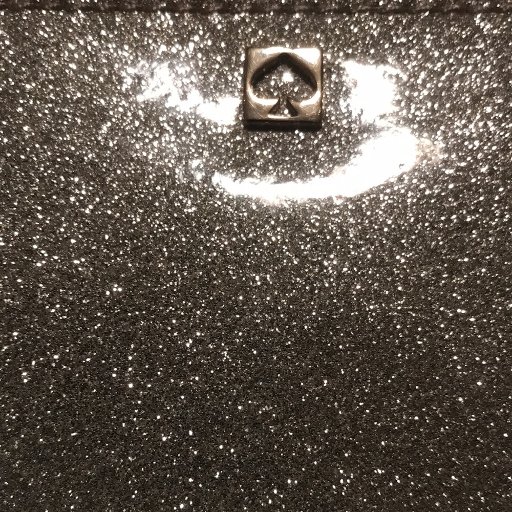 Kate Spade silver wristlet; NWT - Picture 2 of 3